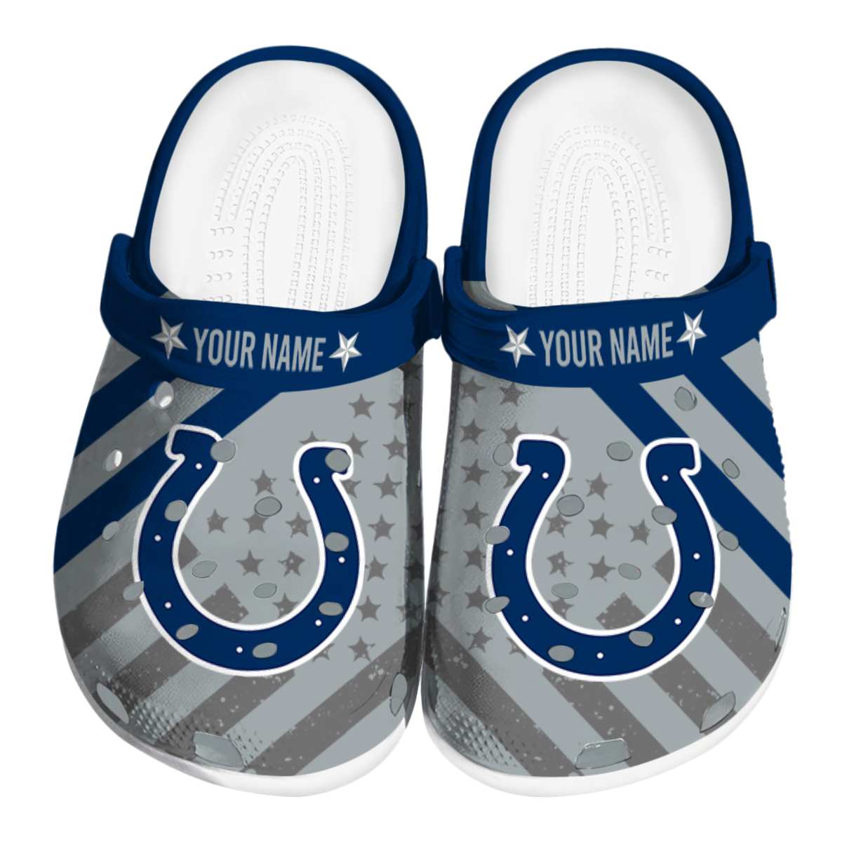 footwearmerch indianapolis colts nfl sport crocs crocband clogs shoes comfortable for men women and kids isdsi