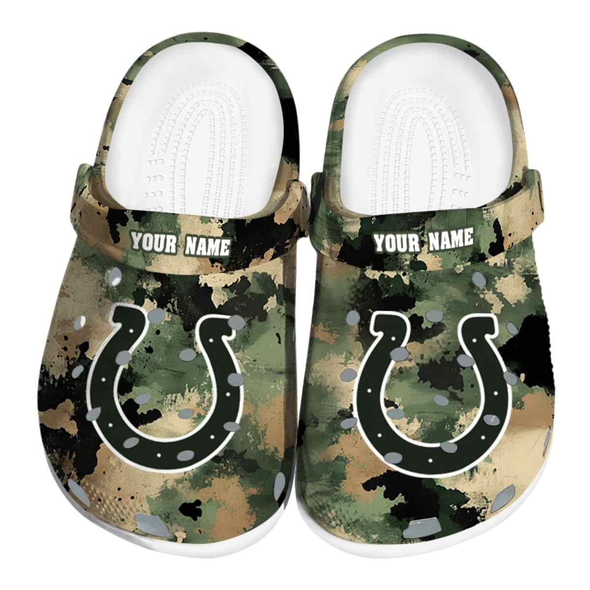 footwearmerch indianapolis colts nfl sport crocs crocband clogs shoes comfortable for men women and kids j5gwn