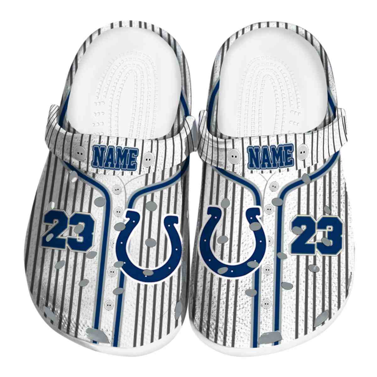 footwearmerch indianapolis colts nfl sport crocs crocband clogs shoes comfortable for men women and kids rnzaq