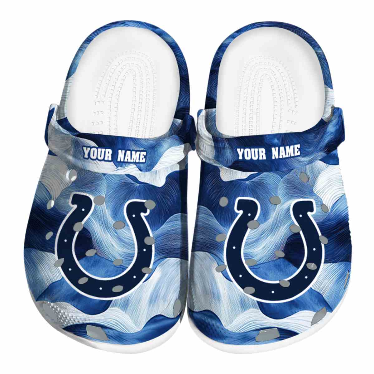 footwearmerch indianapolis colts nfl sport crocs crocband clogs shoes comfortable for men women and kids u4oiw