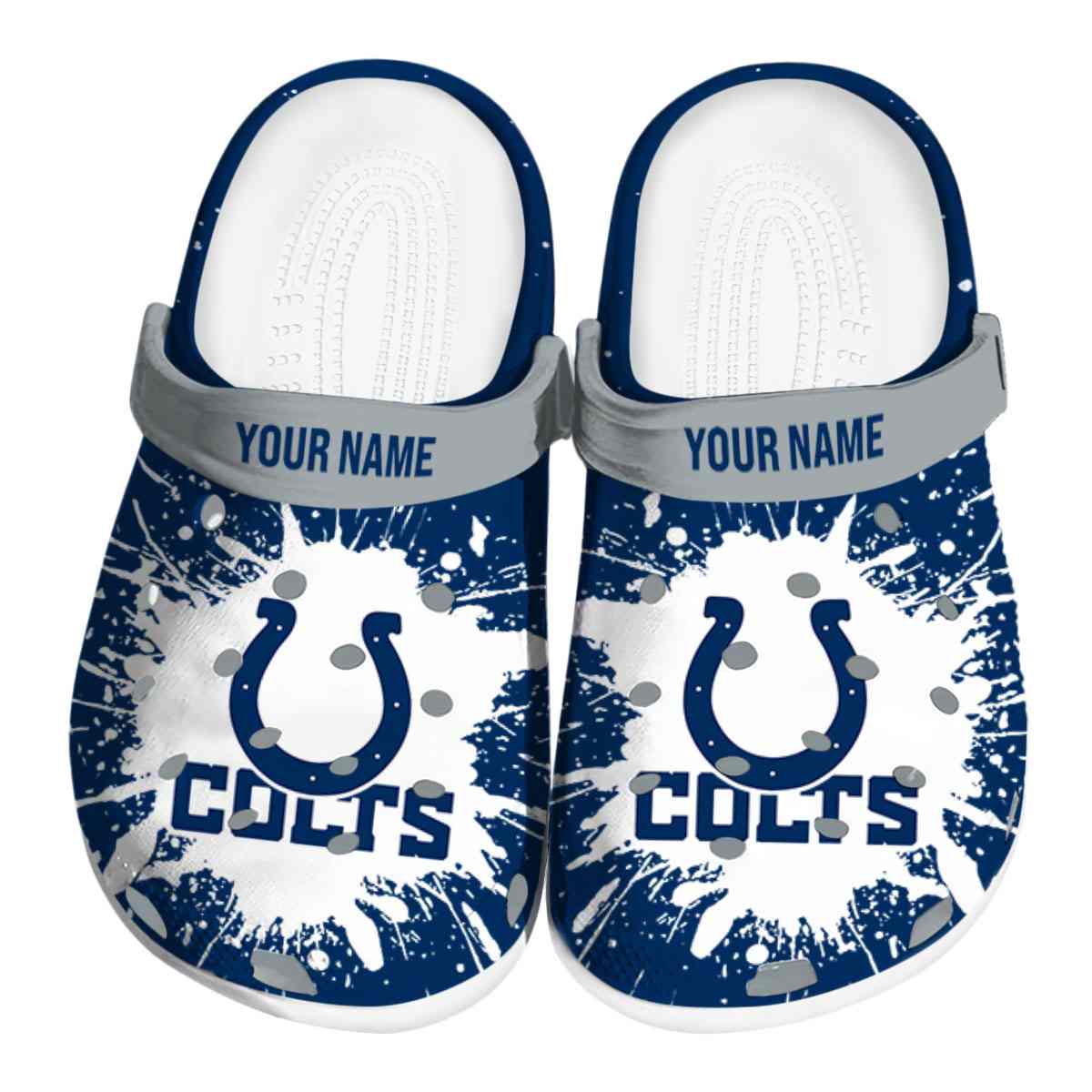 footwearmerch indianapolis colts nfl sport crocs crocband clogs shoes comfortable for men women and kids vezok