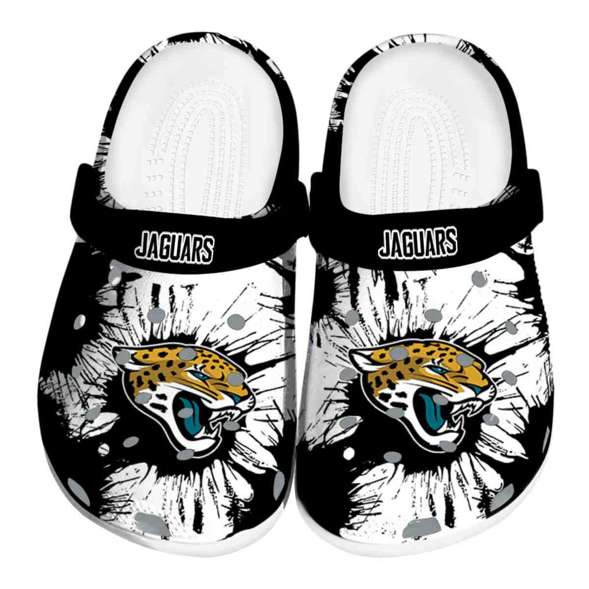 footwearmerch jacksonville jaguars nfl sport crocs crocband clogs shoes comfortable for men women and kids b5jtt