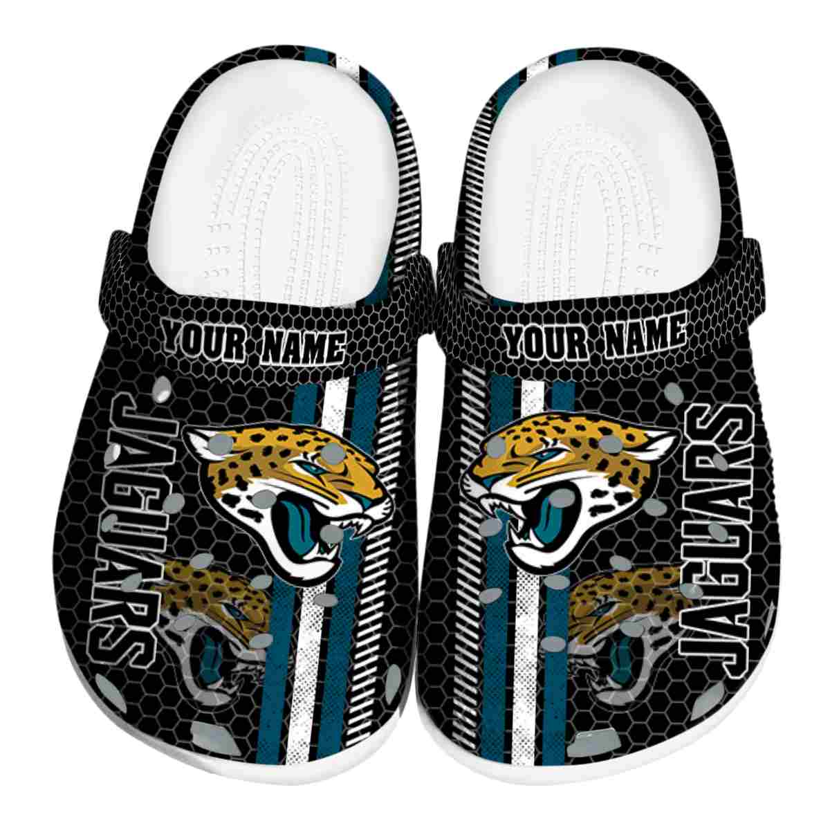 footwearmerch jacksonville jaguars nfl sport crocs crocband clogs shoes comfortable for men women and kids ccxv0