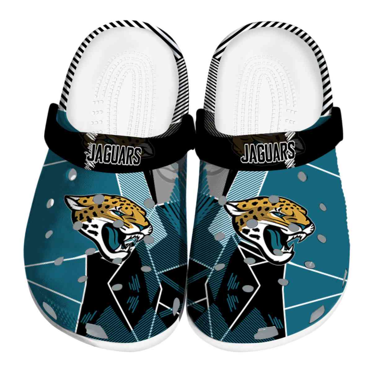 footwearmerch jacksonville jaguars nfl sport crocs crocband clogs shoes comfortable for men women and kids f8e8l
