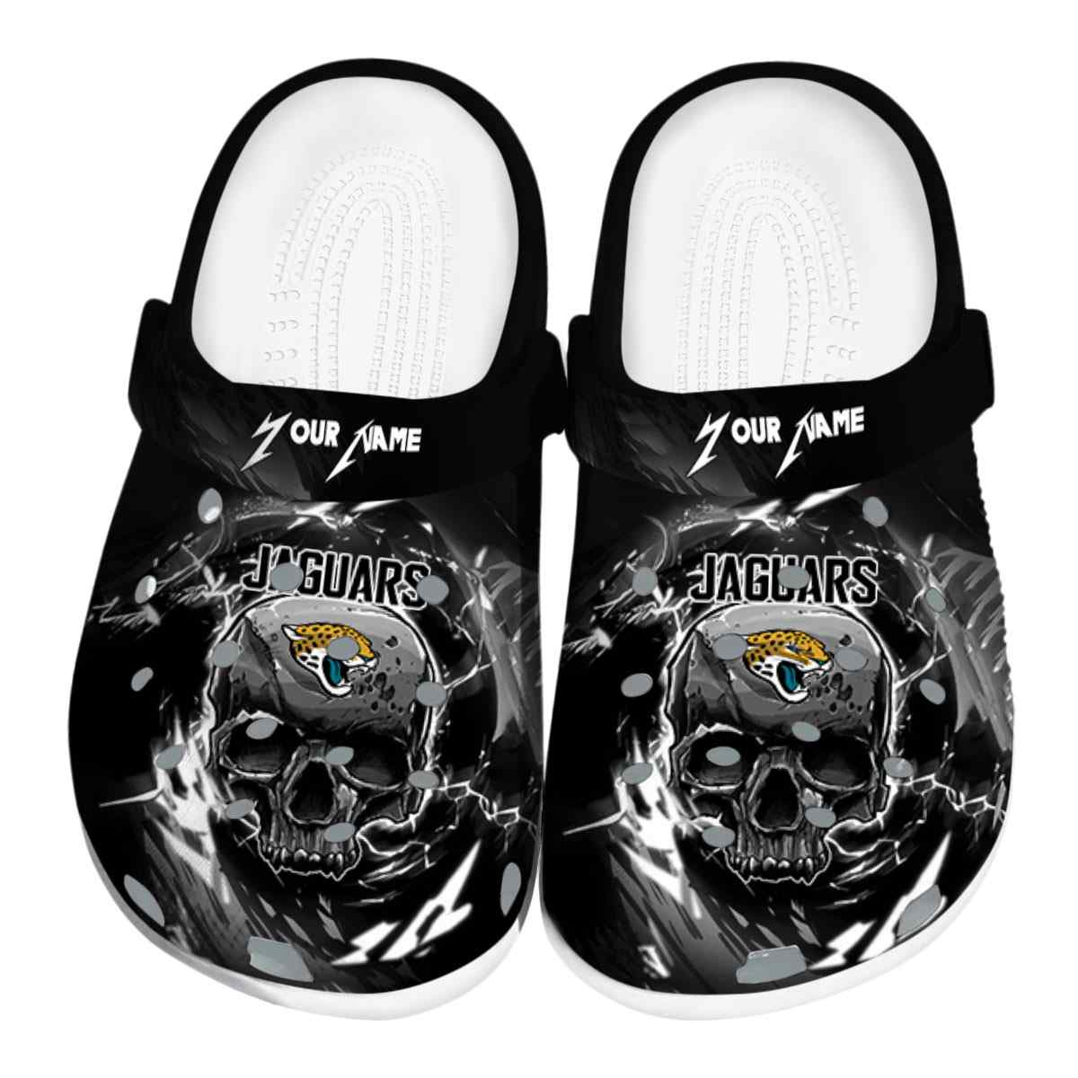 footwearmerch jacksonville jaguars nfl sport crocs crocband clogs shoes comfortable for men women and kids fwu6k