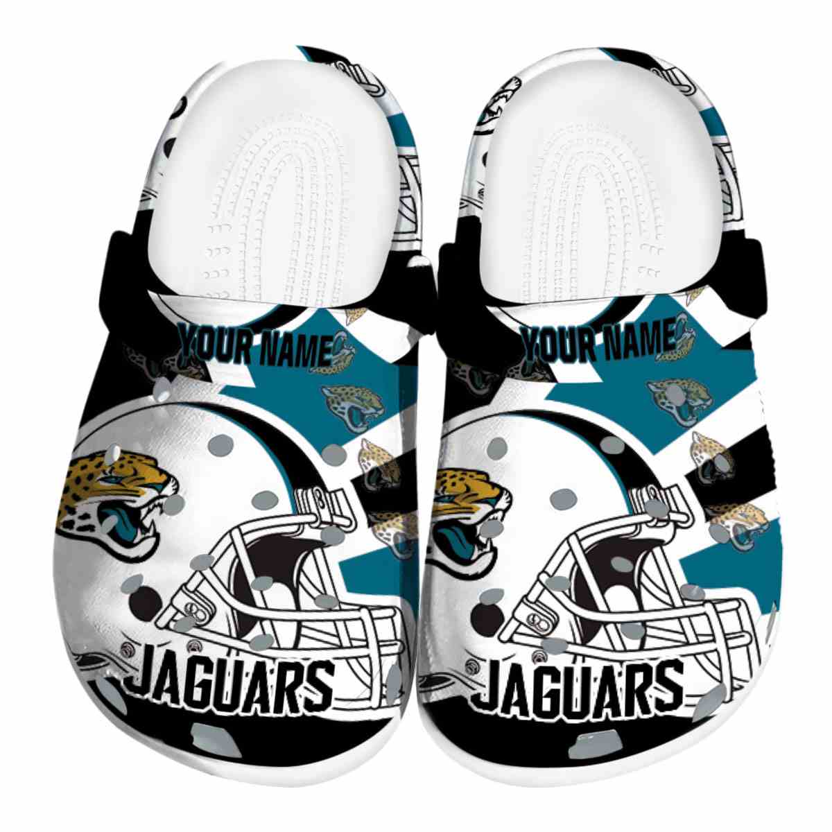 footwearmerch jacksonville jaguars nfl sport crocs crocband clogs shoes comfortable for men women and kids pghei