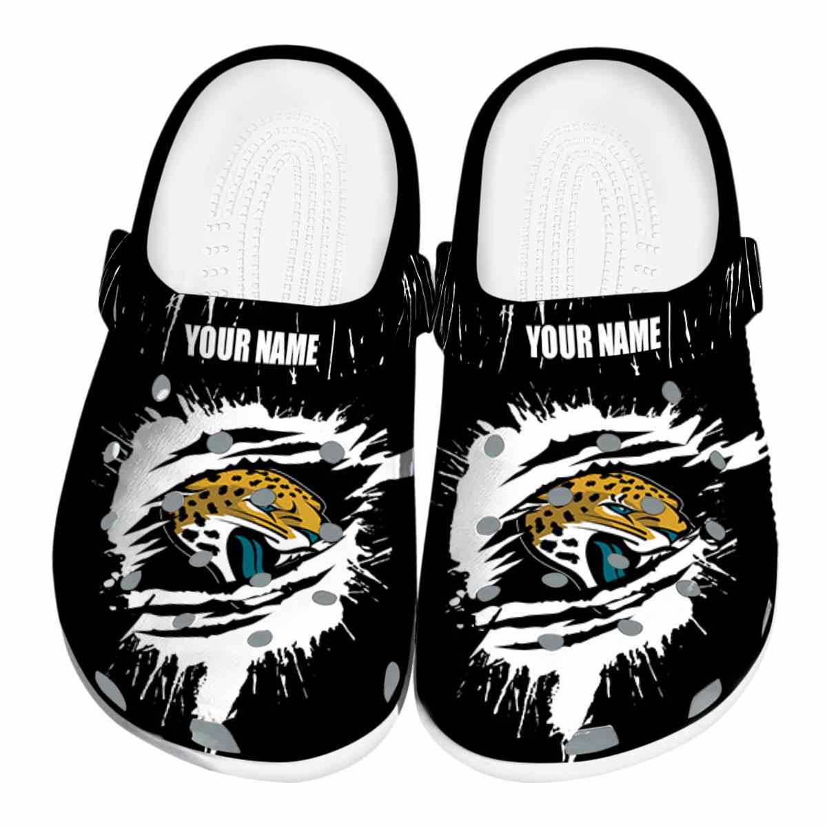 footwearmerch jacksonville jaguars nfl sport crocs crocband clogs shoes comfortable for men women and kids tfjhh