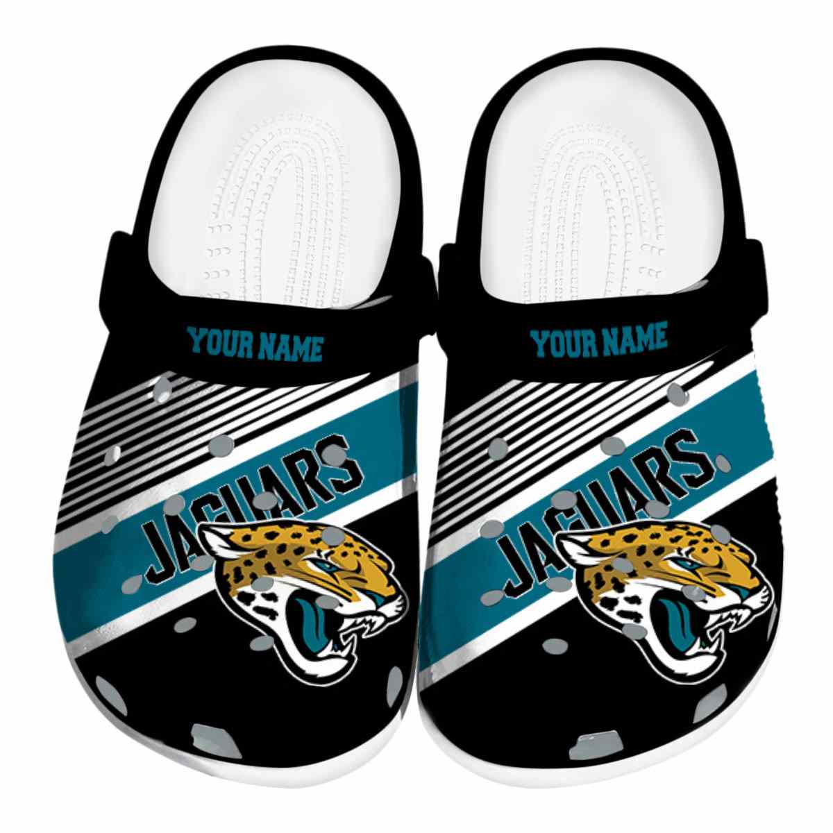 footwearmerch jacksonville jaguars nfl sport crocs crocband clogs shoes comfortable for men women and kids tm9jv
