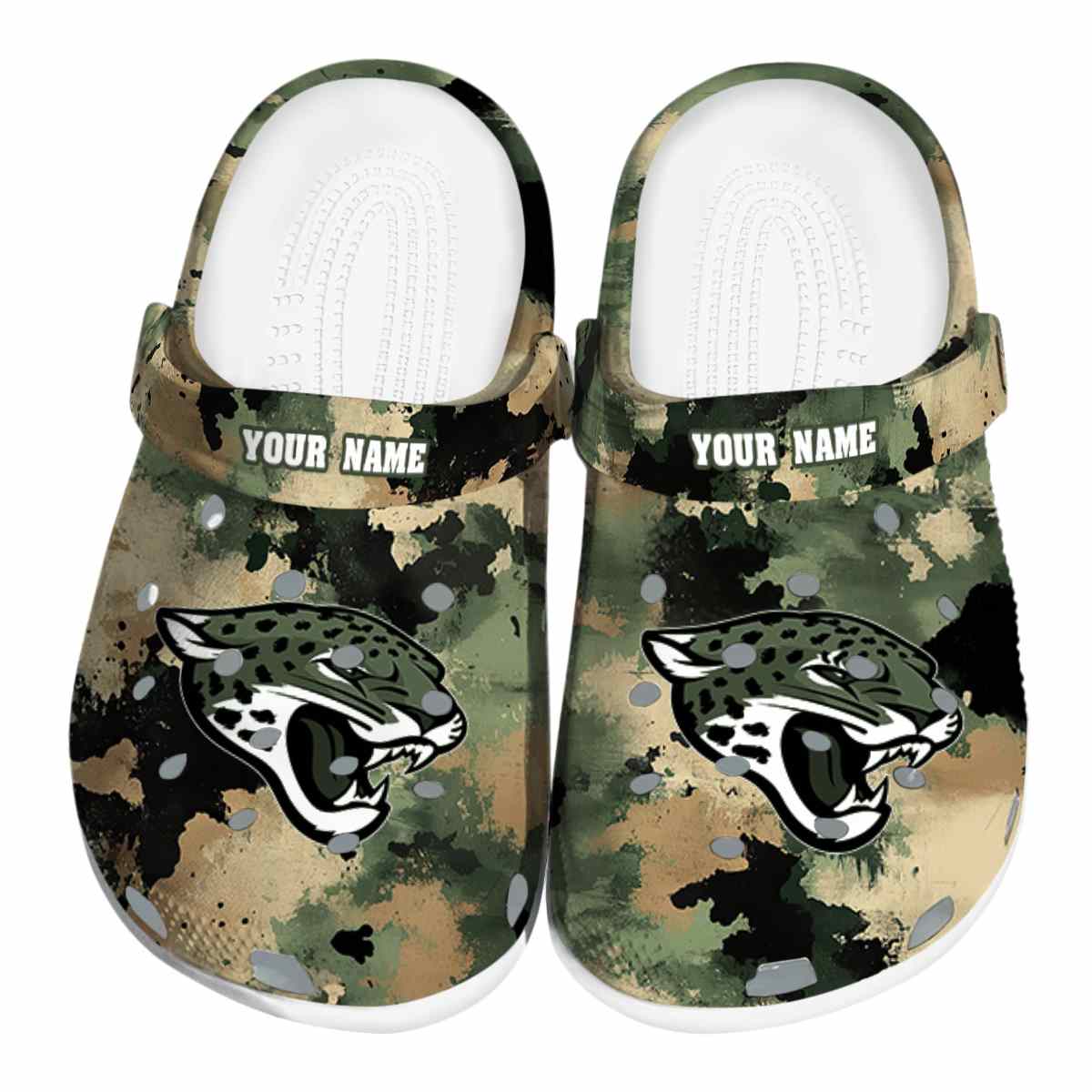 footwearmerch jacksonville jaguars nfl sport crocs crocband clogs shoes comfortable for men women and kids uayl7