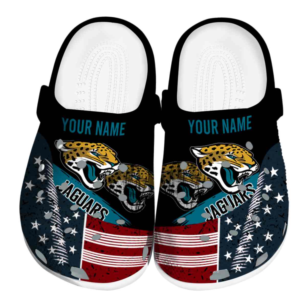 footwearmerch jacksonville jaguars nfl sport crocs crocband clogs shoes comfortable for men women and kids ybrrx