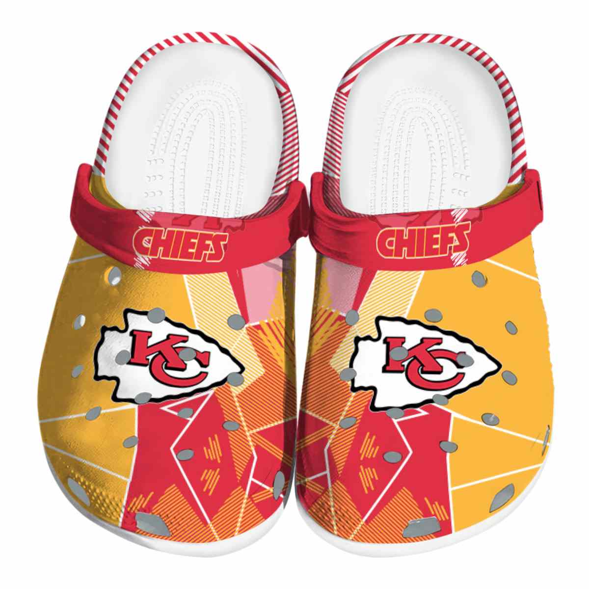 footwearmerch kansas city chiefs nfl sport crocs crocband clogs shoes comfortable for men women and kids 2bjir