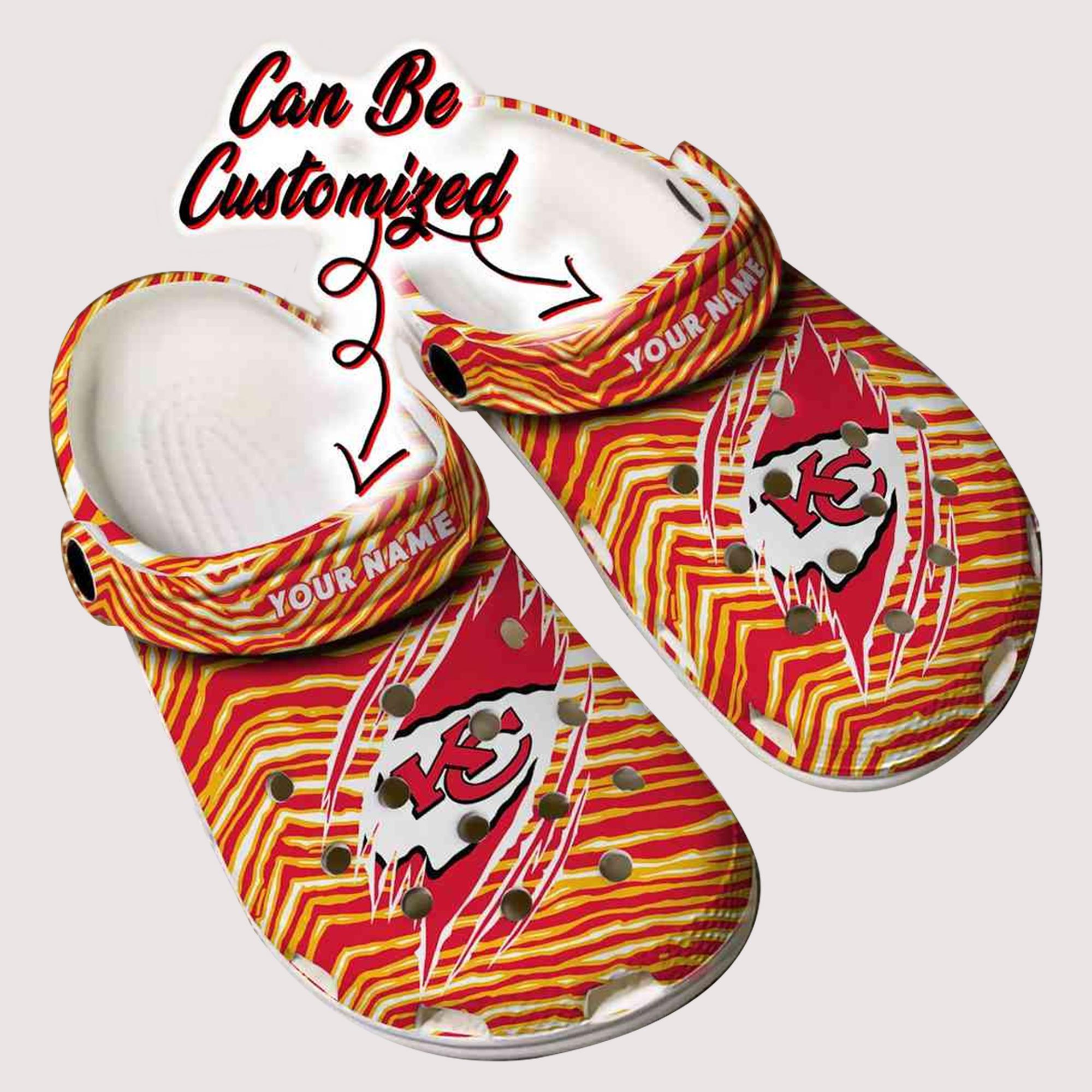 footwearmerch kansas city chiefs nfl sport crocs crocband clogs shoes comfortable for men women and kids 9rph4