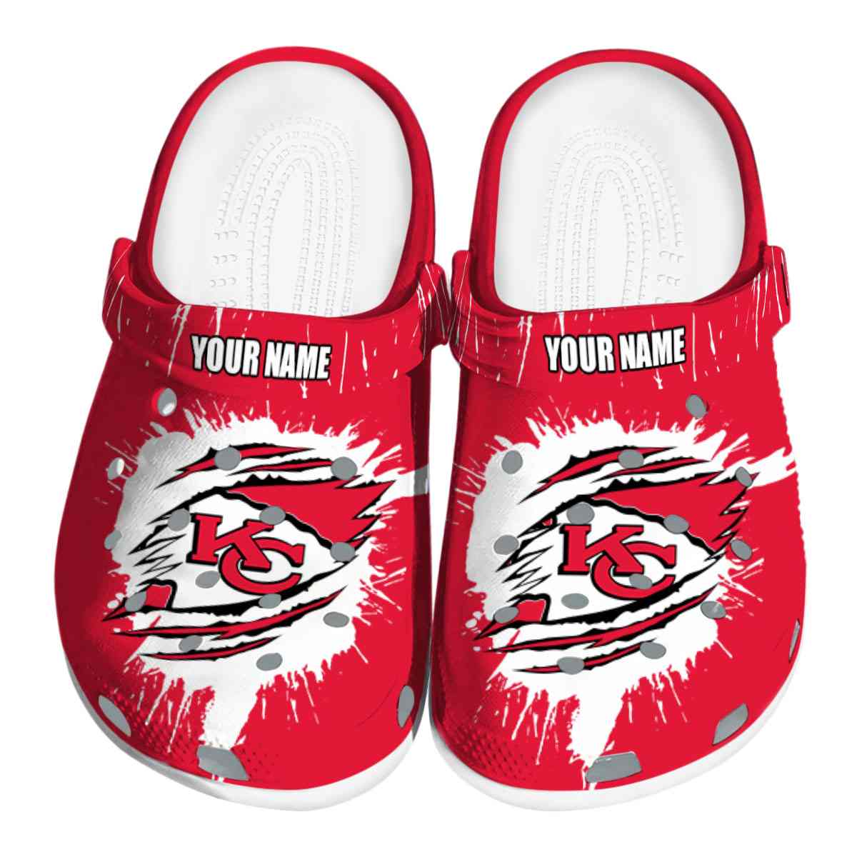 footwearmerch kansas city chiefs nfl sport crocs crocband clogs shoes comfortable for men women and kids c6ijn