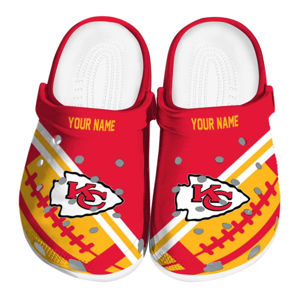 footwearmerch kansas city chiefs nfl sport crocs crocband clogs shoes comfortable for men women and kids goqik