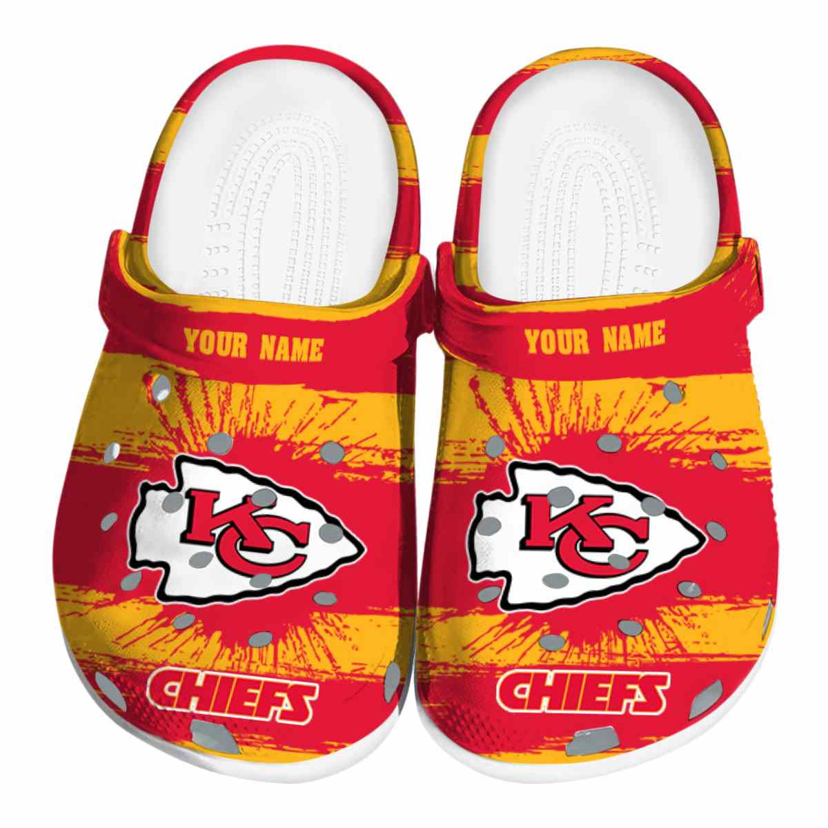 footwearmerch kansas city chiefs nfl sport crocs crocband clogs shoes comfortable for men women and kids hwks8