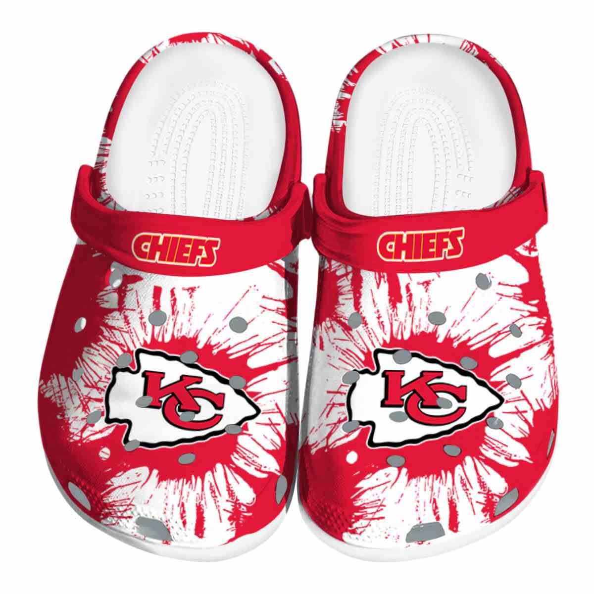 footwearmerch kansas city chiefs nfl sport crocs crocband clogs shoes comfortable for men women and kids irjga