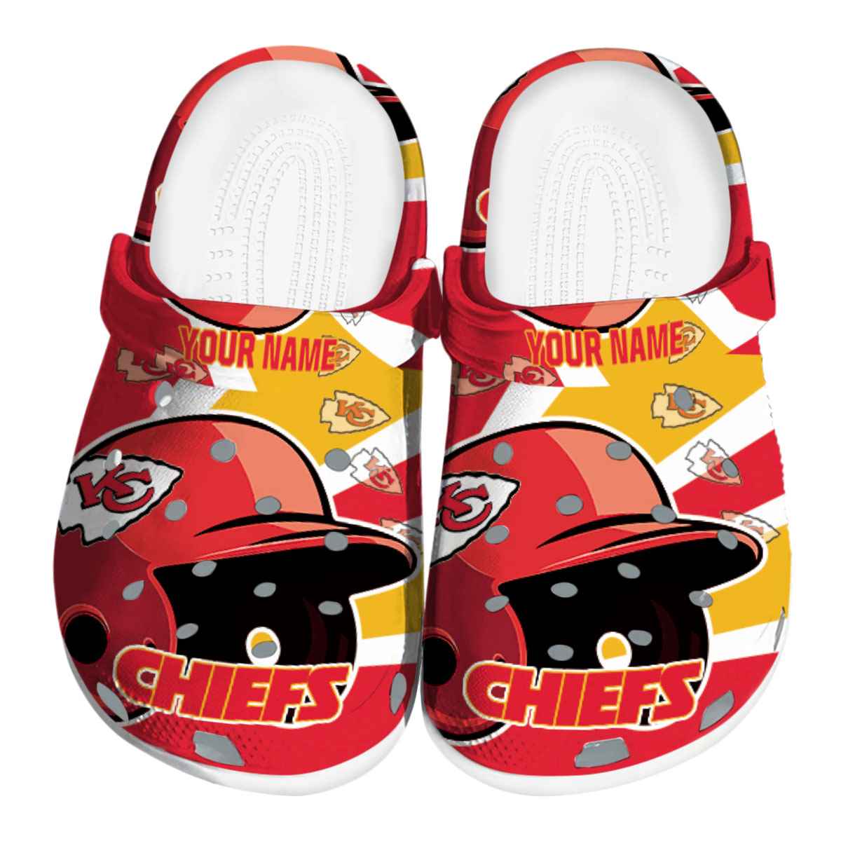 footwearmerch kansas city chiefs nfl sport crocs crocband clogs shoes comfortable for men women and kids lwczp