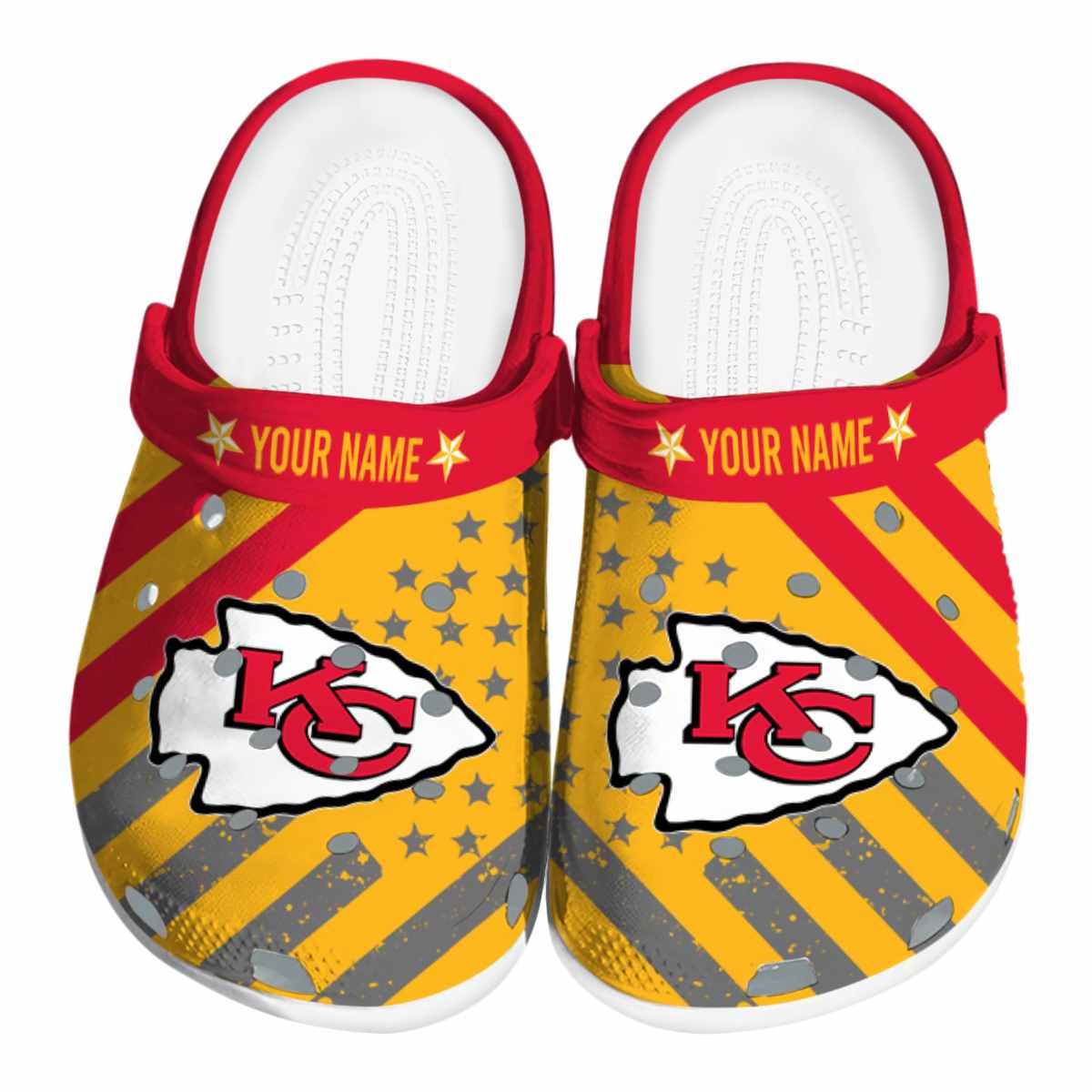 footwearmerch kansas city chiefs nfl sport crocs crocband clogs shoes comfortable for men women and kids qtxbt