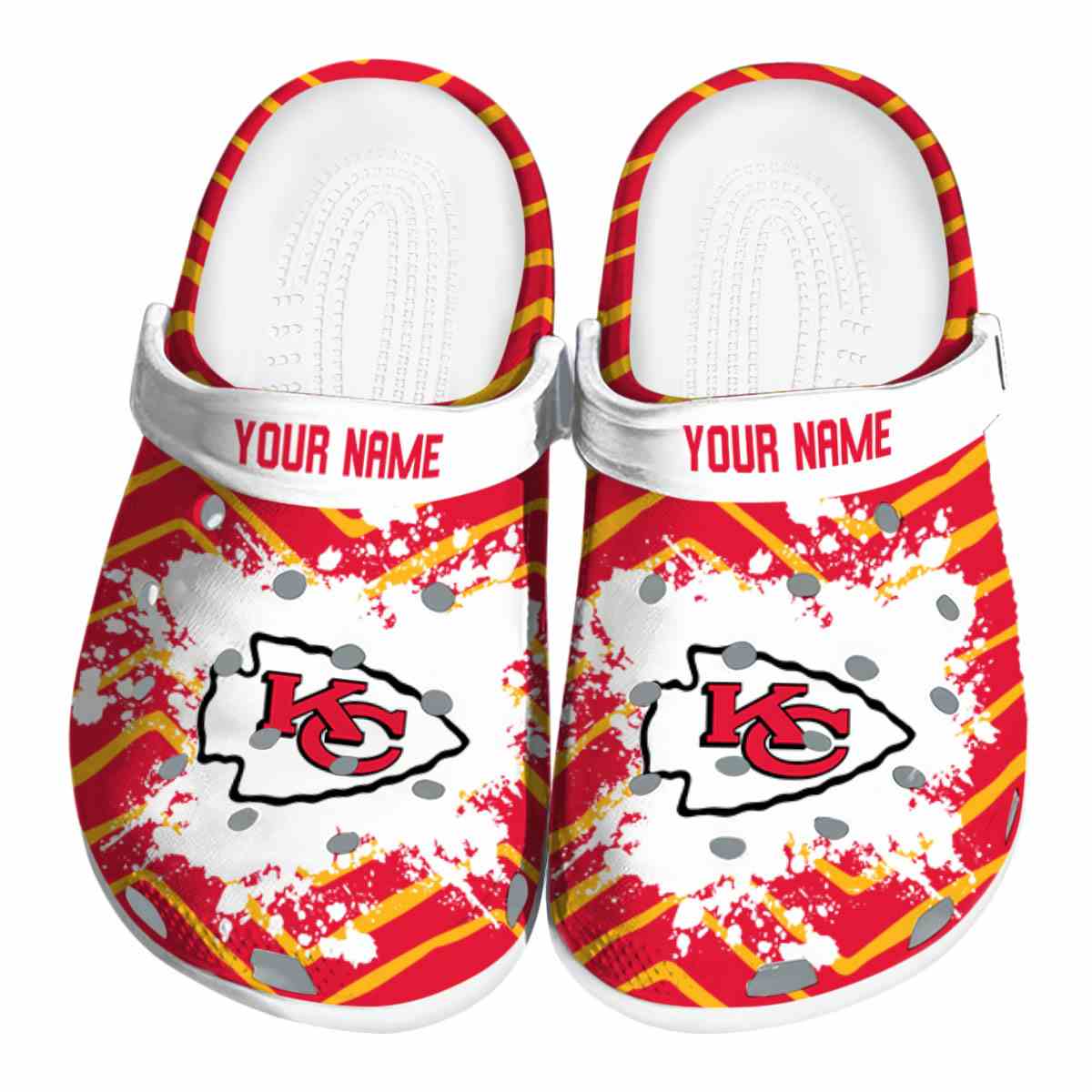footwearmerch kansas city chiefs nfl sport crocs crocband clogs shoes comfortable for men women and kids wxjl0