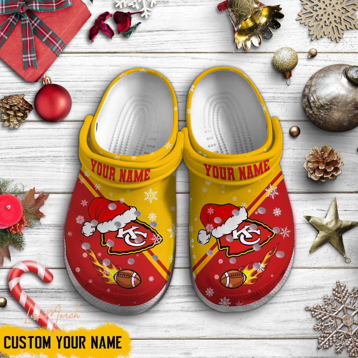 footwearmerch kansas city chiefs nfl sport crocs crocband clogs shoes comfortable for men women and kids y4un5