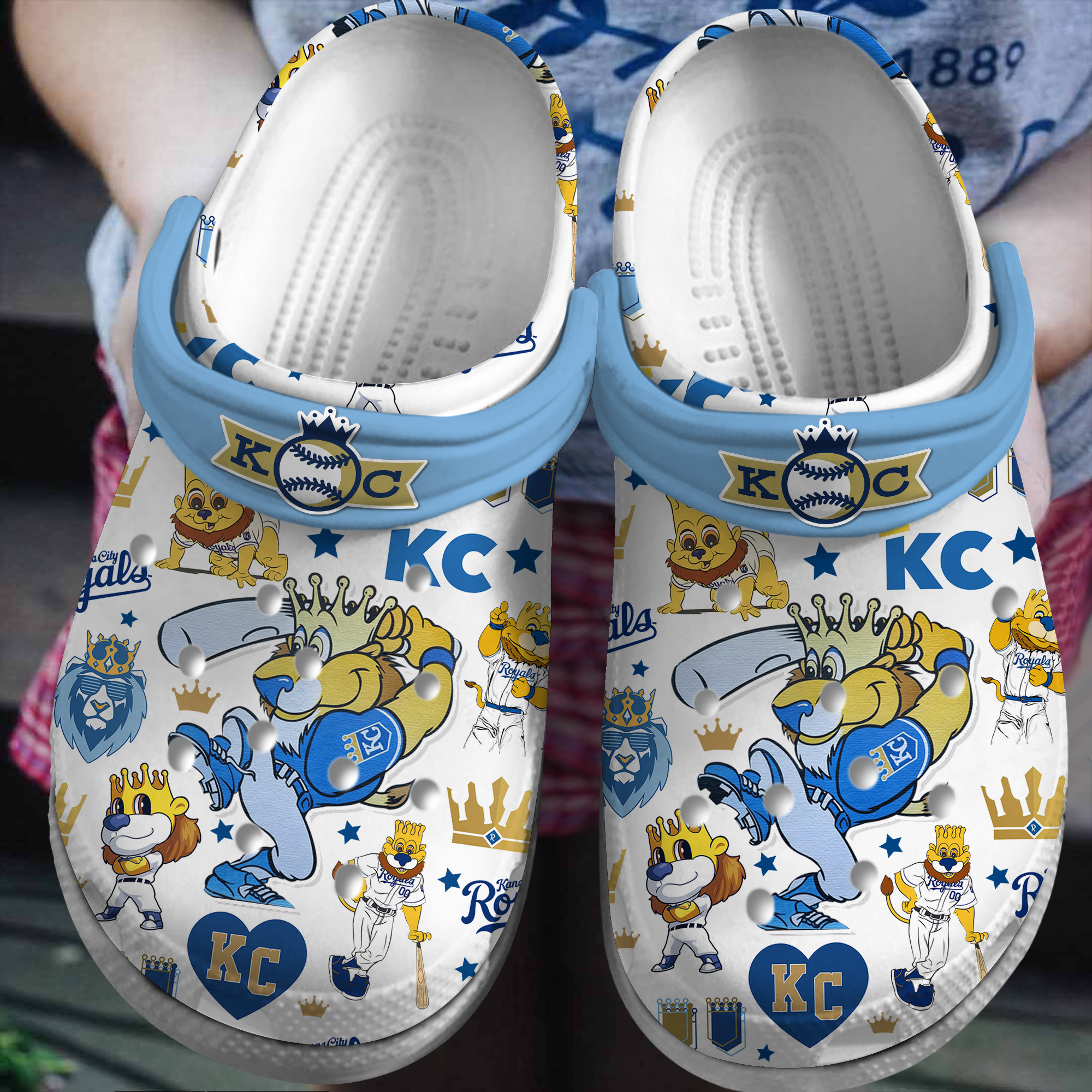 footwearmerch kansas city royals baseball mlb sport crocs crocband clogs shoes comfortable for men women and kids bkfjk