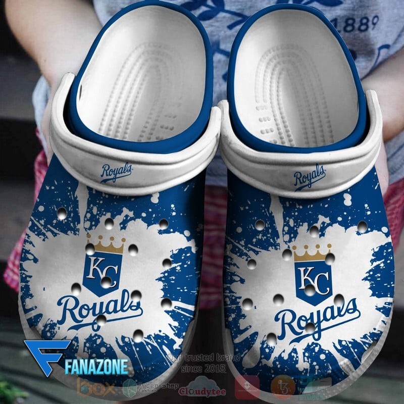 footwearmerch kansas city royals mlb sport crocs clogs crocband shoes comfortable for men women and kids waujk