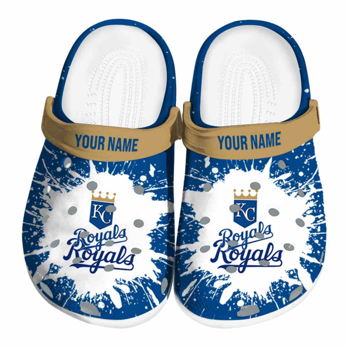 footwearmerch kansas city royals mlb sport crocs crocband clogs shoes comfortable for men women and kids 3cphp