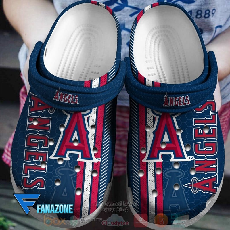 footwearmerch los angeles angels mlb sport crocs clogs crocband shoes comfortable for men women and kids hedo4