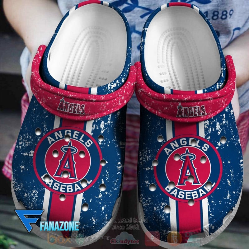 footwearmerch los angeles angels mlb sport crocs clogs crocband shoes comfortable for men women and kids szmei
