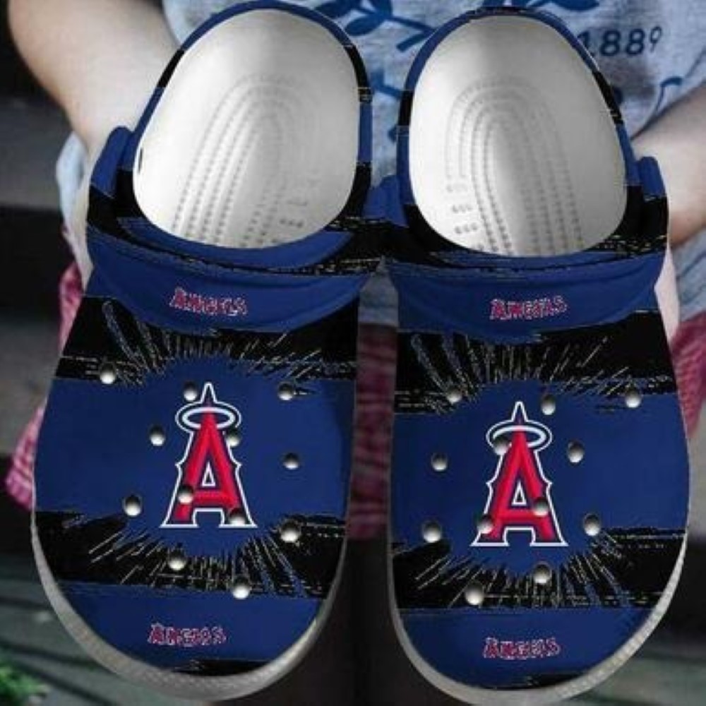 footwearmerch los angeles angels mlb sport crocs crocband clogs shoes comfortable for men women and kids 6gsvo