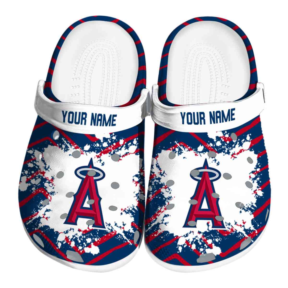 footwearmerch los angeles angels mlb sport crocs crocband clogs shoes comfortable for men women and kids e6nxo