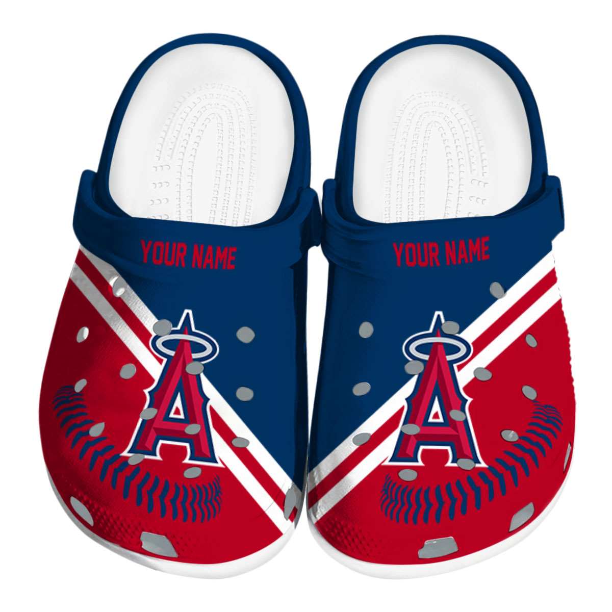 footwearmerch los angeles angels mlb sport crocs crocband clogs shoes comfortable for men women and kids q13y4