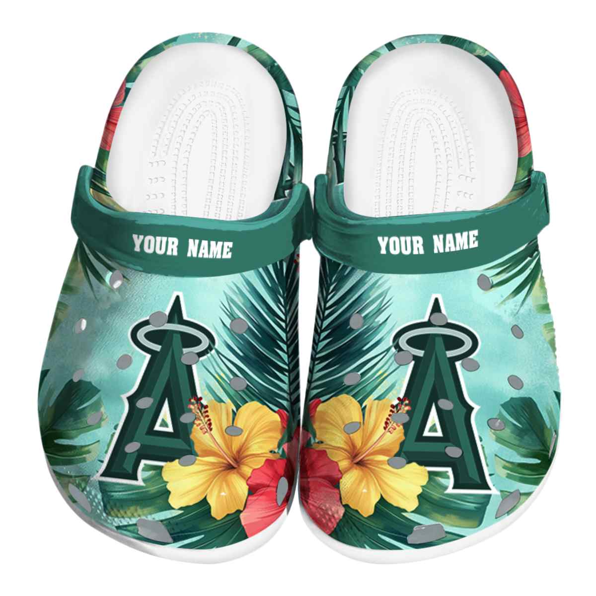 footwearmerch los angeles angels mlb sport crocs crocband clogs shoes comfortable for men women and kids syc7s