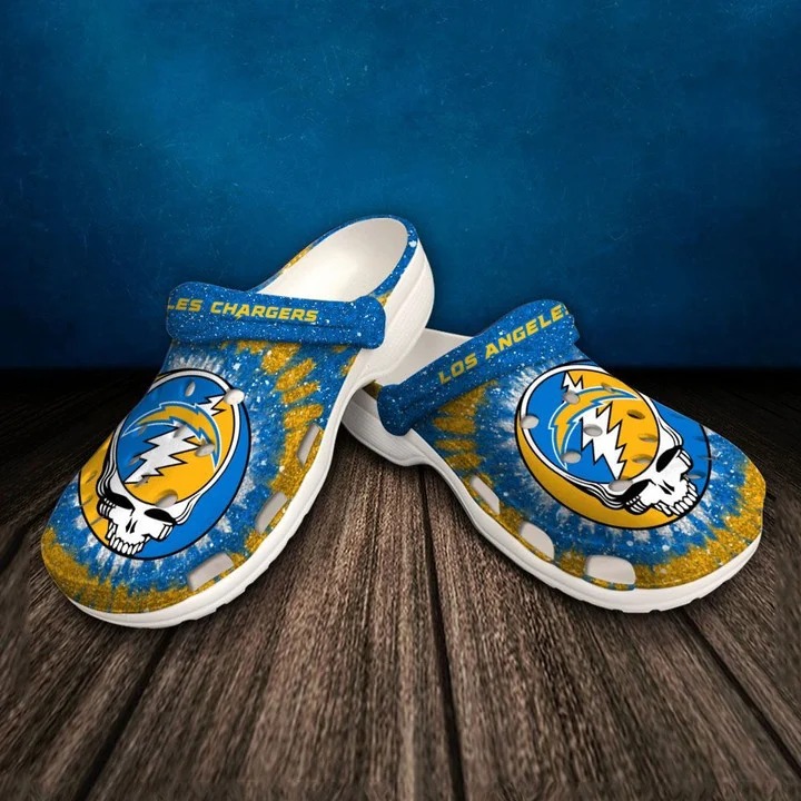 footwearmerch los angeles chargers nfl sport crocs crocband clogs shoes comfortable for men women and kids 9p5pi