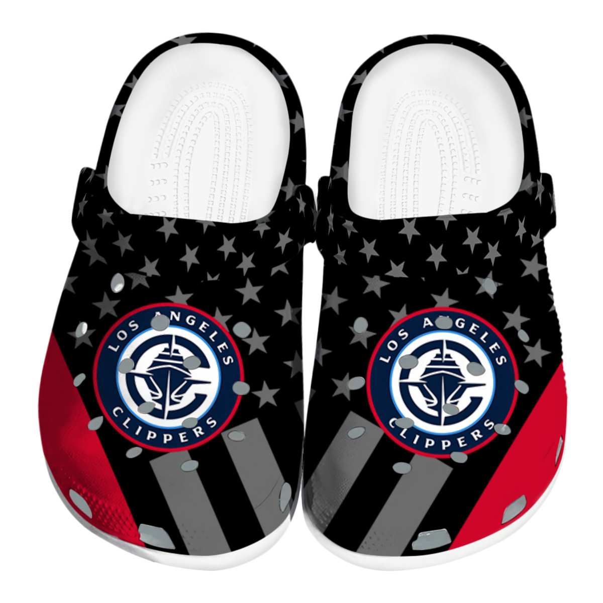 footwearmerch los angeles clippers nba sport crocs crocband clogs shoes comfortable for men women and kids 4fnjq