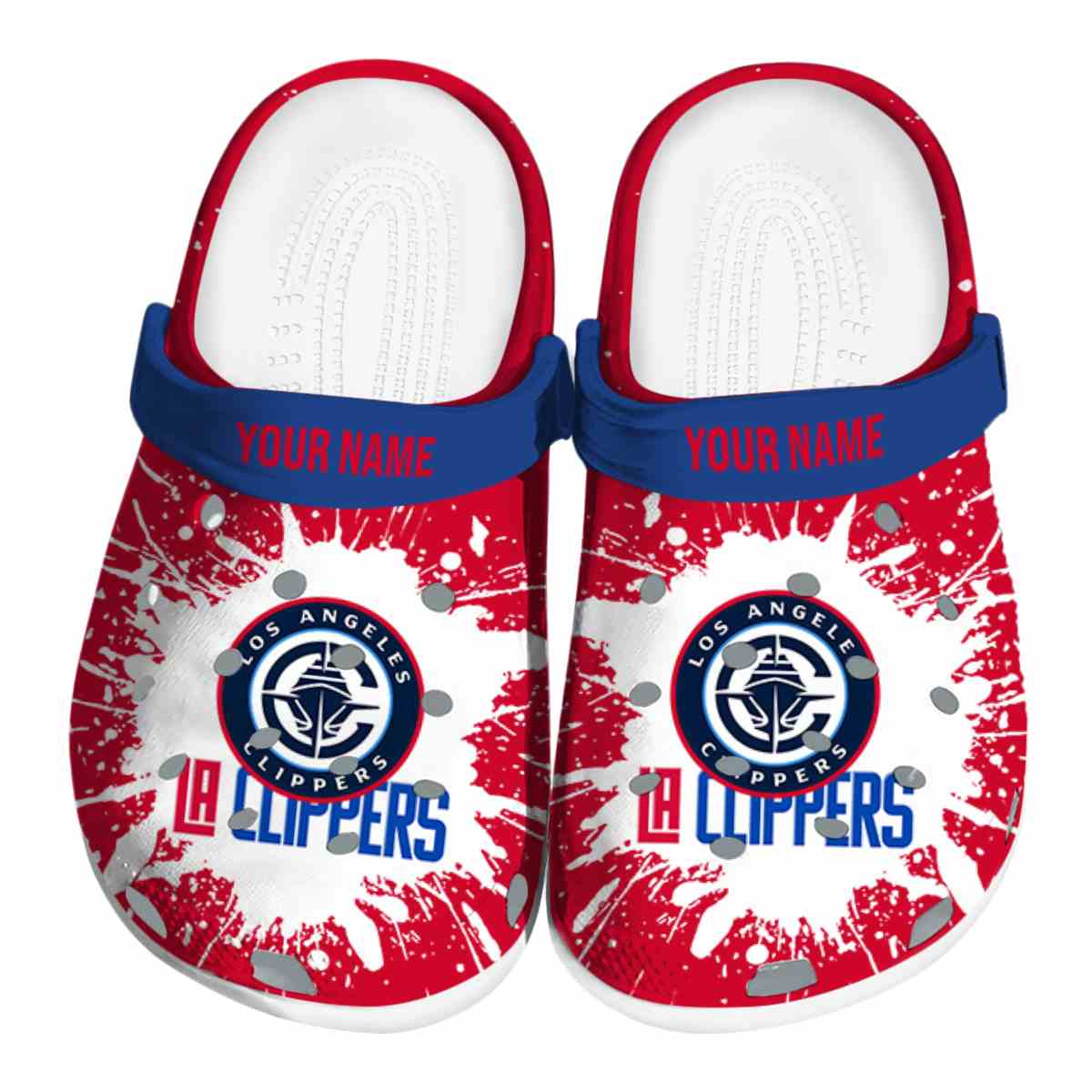 footwearmerch los angeles clippers nba sport crocs crocband clogs shoes comfortable for men women and kids pedjd