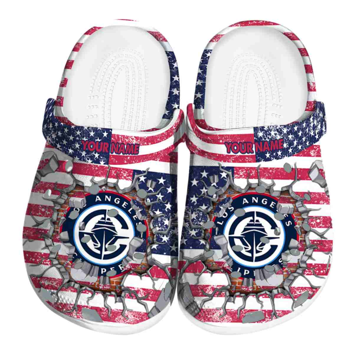 footwearmerch los angeles clippers nba sport crocs crocband clogs shoes comfortable for men women and kids pfhva