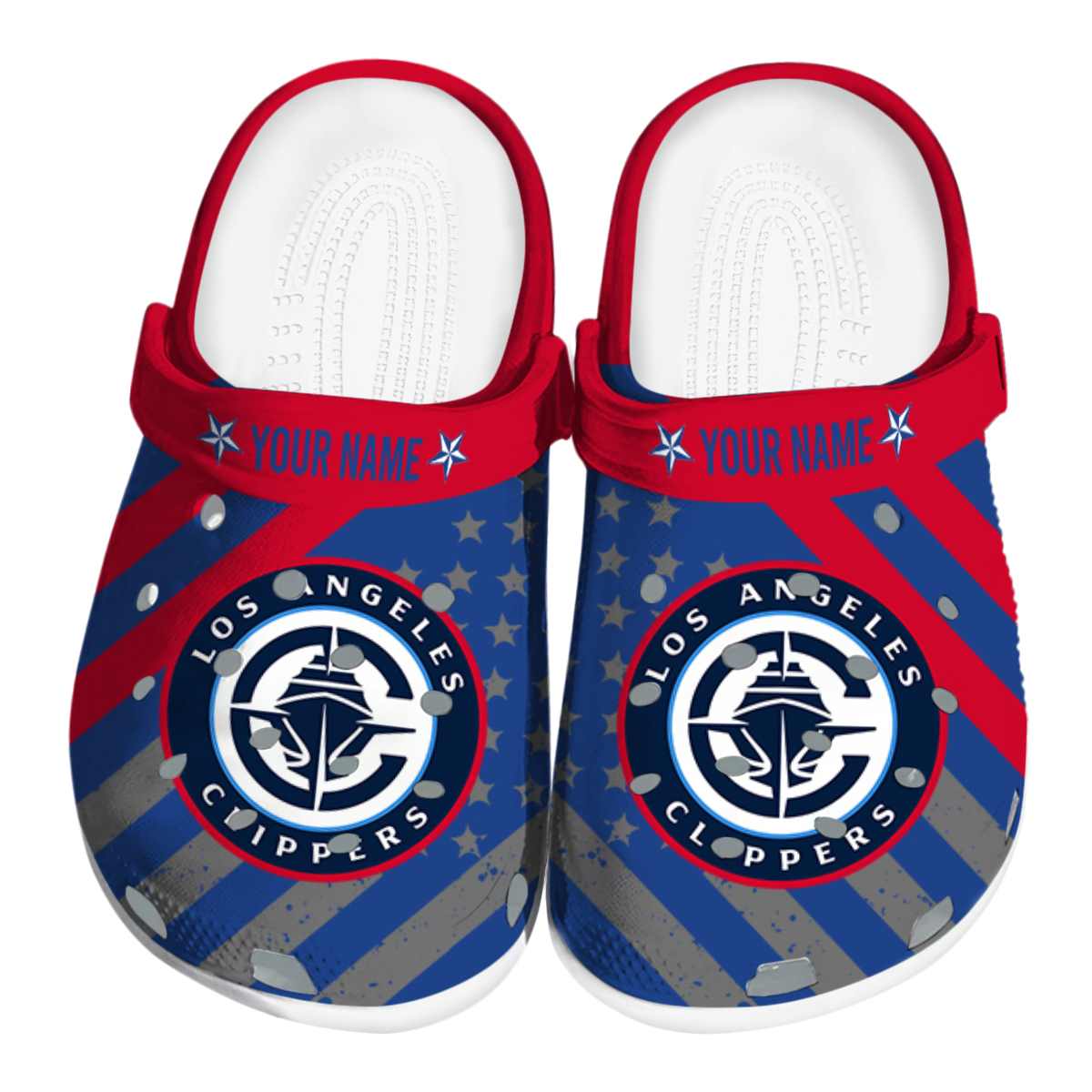 footwearmerch los angeles clippers nba sport crocs crocband clogs shoes comfortable for men women and kids thfak