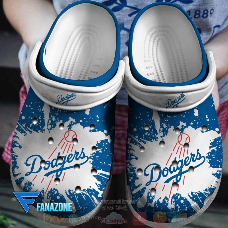 footwearmerch los angeles dodgers mlb sport crocs clogs crocband shoes comfortable for men women and kids xllek