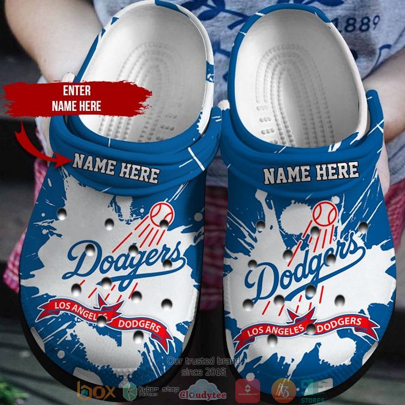 footwearmerch los angeles dodgers mlb sport crocs crocband clogs shoes comfortable for men women and kids 0nd8o
