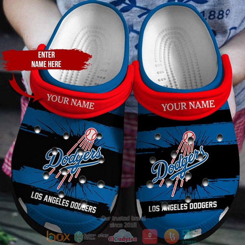 footwearmerch los angeles dodgers mlb sport crocs crocband clogs shoes comfortable for men women and kids il0pp