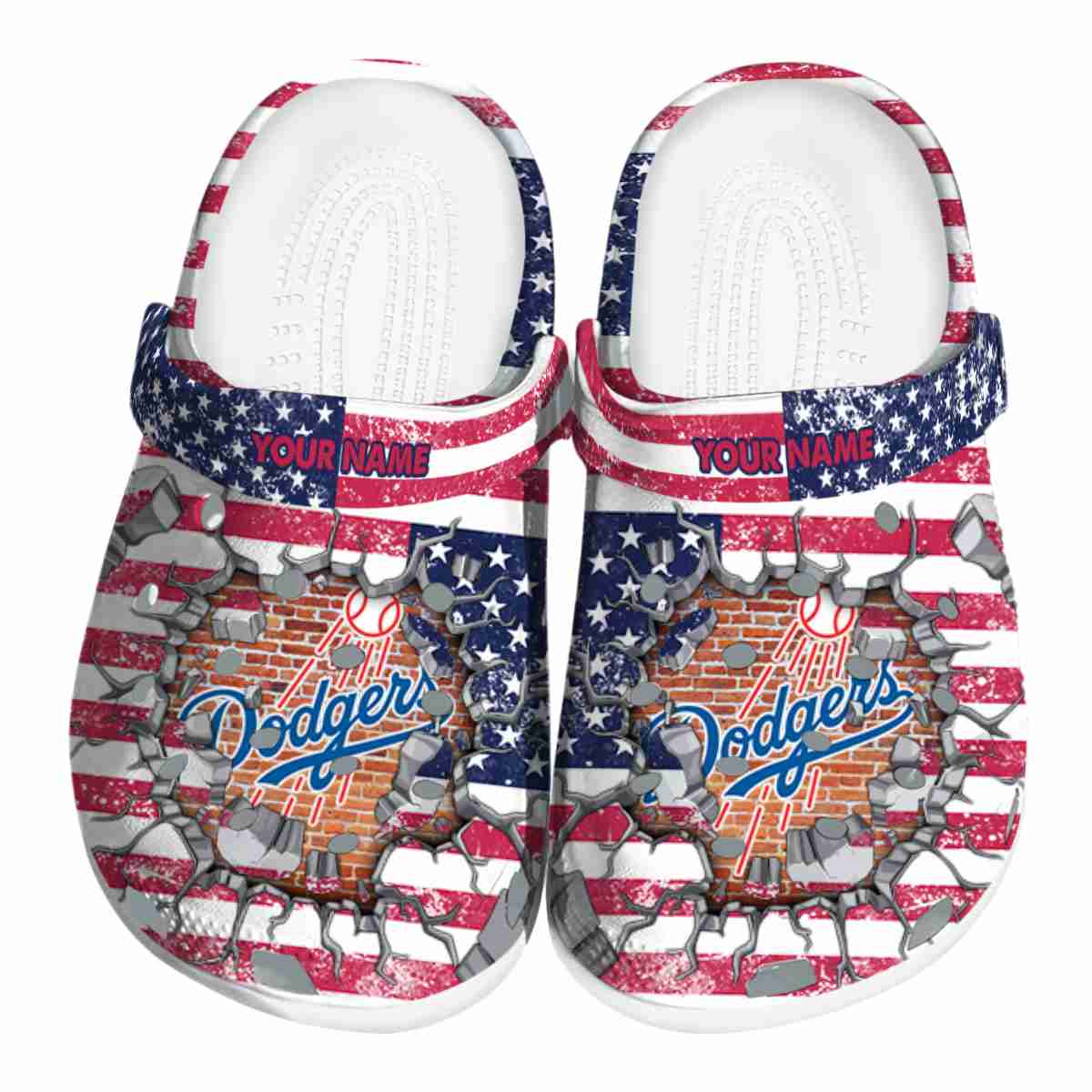 footwearmerch los angeles dodgers mlb sport crocs crocband clogs shoes comfortable for men women and kids nogpw