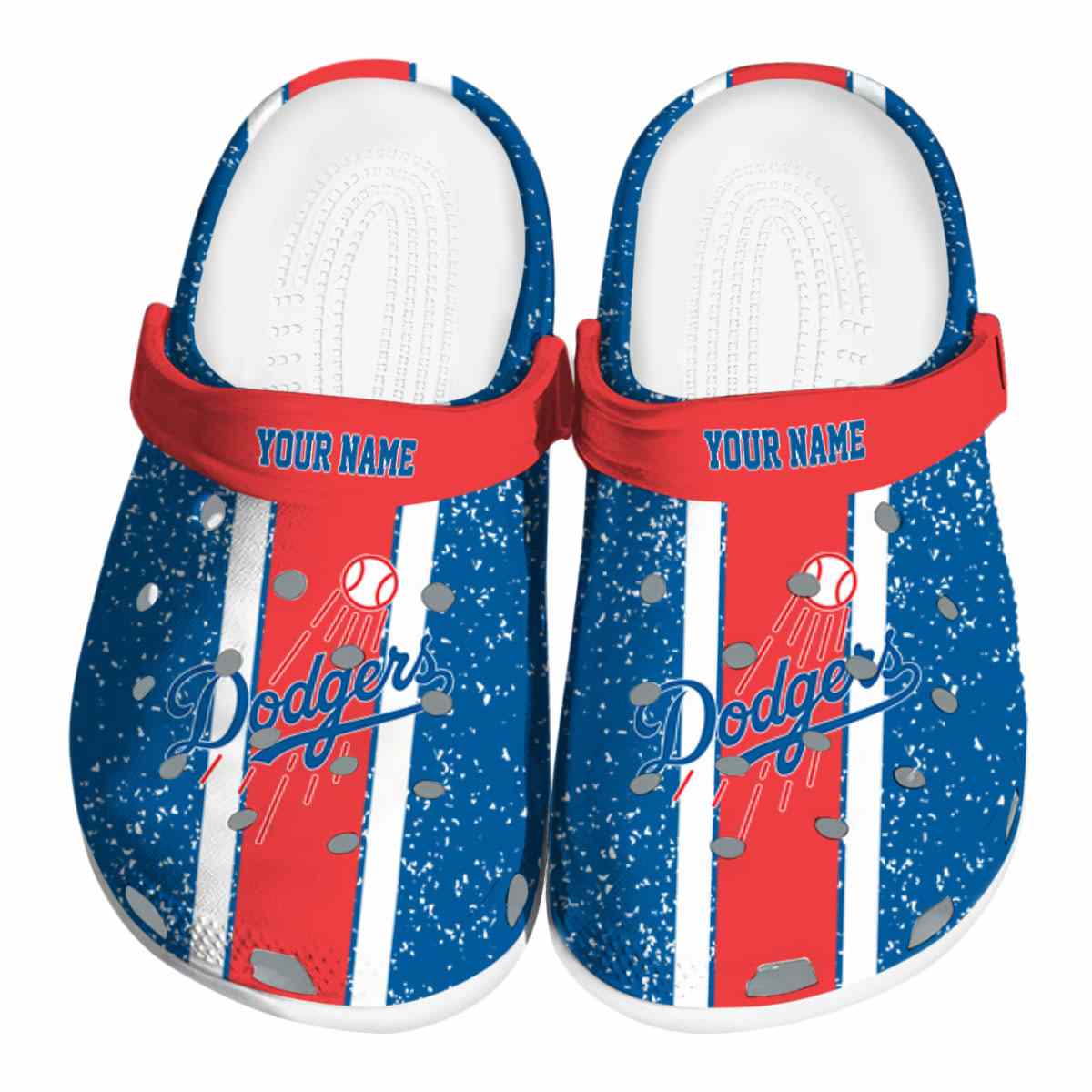 footwearmerch los angeles dodgers mlb sport crocs crocband clogs shoes comfortable for men women and kids slr1z