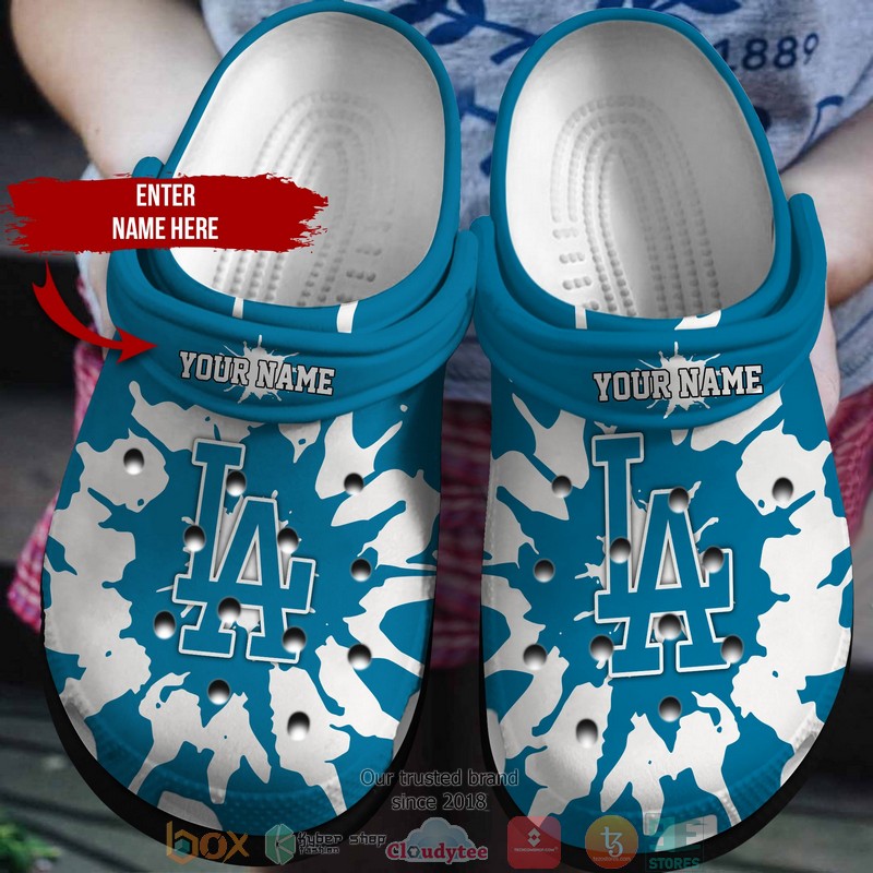 footwearmerch los angeles dodgers mlb sport crocs crocband clogs shoes comfortable for men women and kids tmhpz