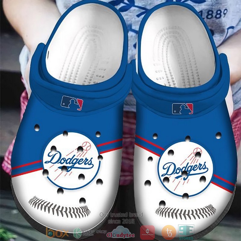 footwearmerch los angeles dodgers mlb sport crocs crocband clogs shoes comfortable for men women and kids wtheh