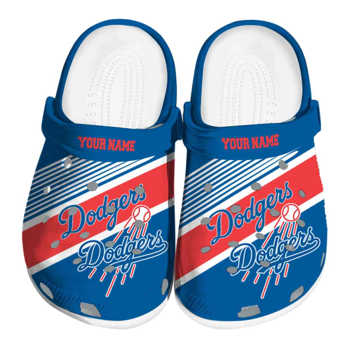 footwearmerch los angeles dodgers mlb sport crocs crocband clogs shoes comfortable for men women and kids xjzzk
