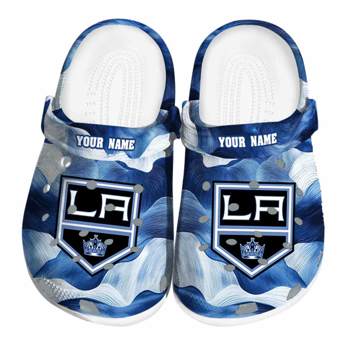 footwearmerch los angeles kings nhl sport crocs crocband clogs shoes comfortable for men women and kids 1qs4y