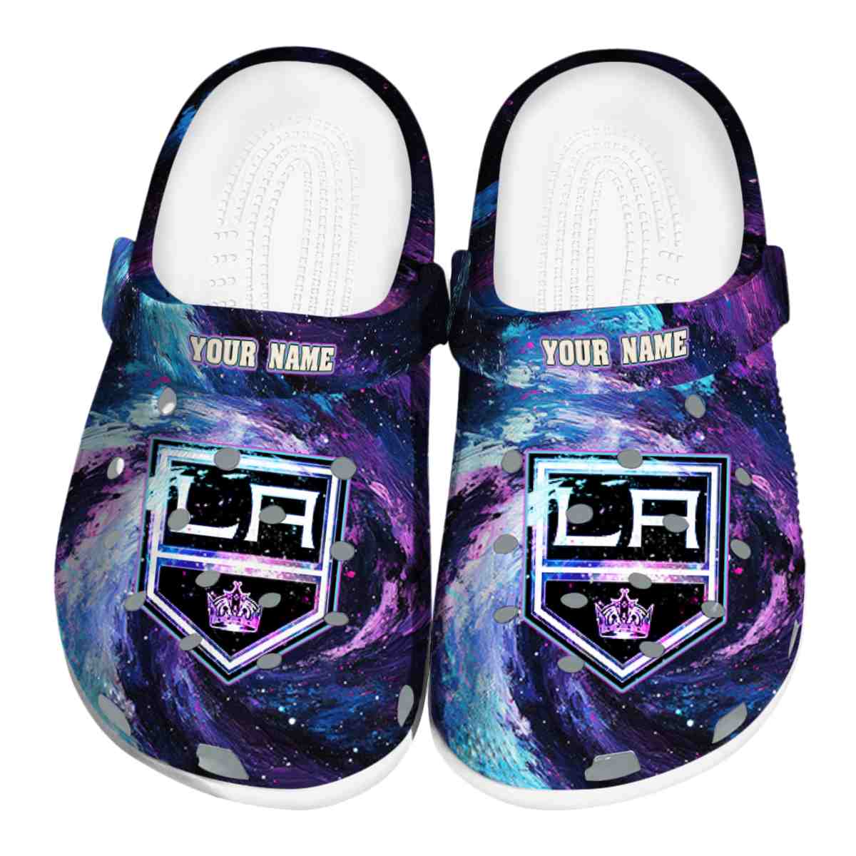 footwearmerch los angeles kings nhl sport crocs crocband clogs shoes comfortable for men women and kids 74eya