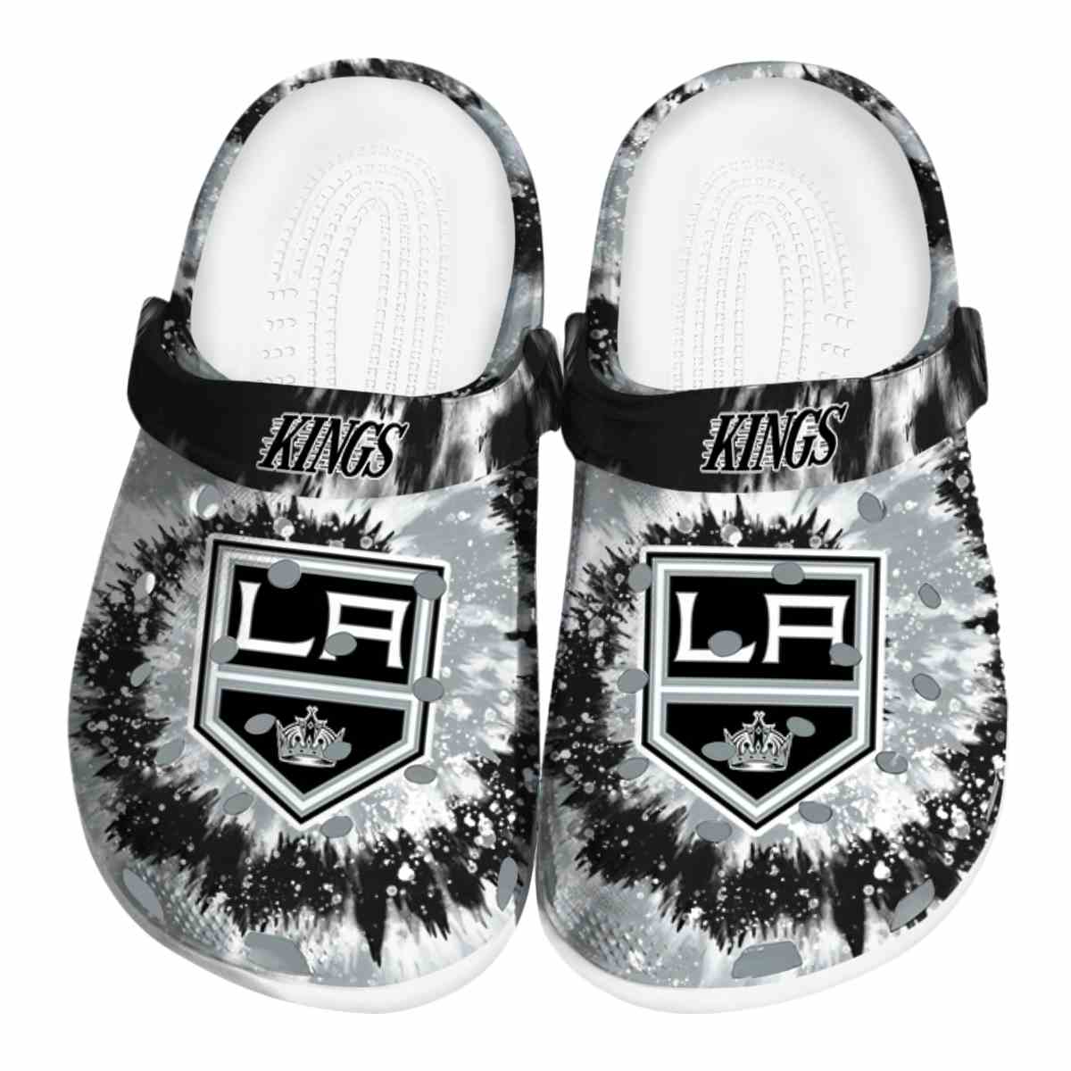 footwearmerch los angeles kings nhl sport crocs crocband clogs shoes comfortable for men women and kids ryqiz