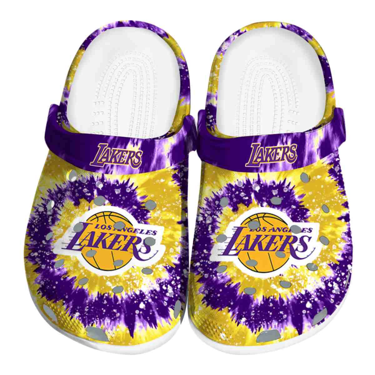 footwearmerch los angeles lakers nba sport crocs crocband clogs shoes comfortable for men women and kids 4vv26